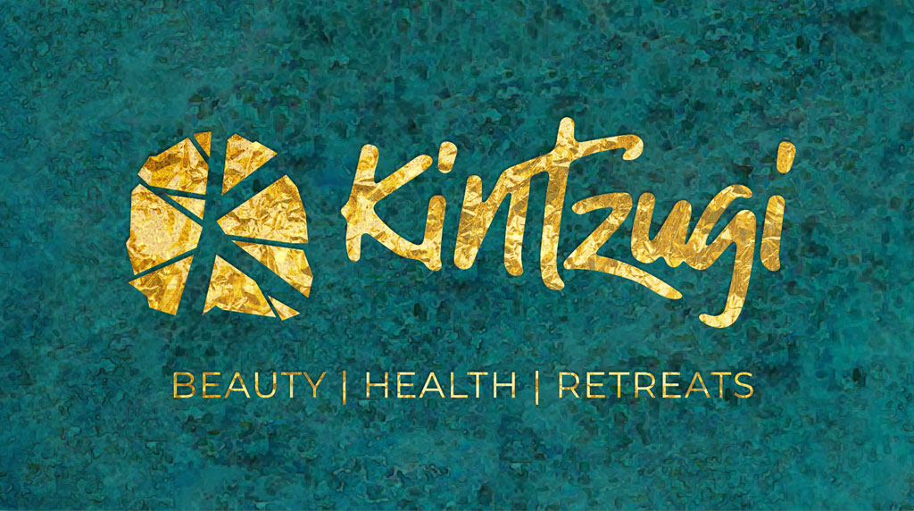 Kintzugi marble logo design