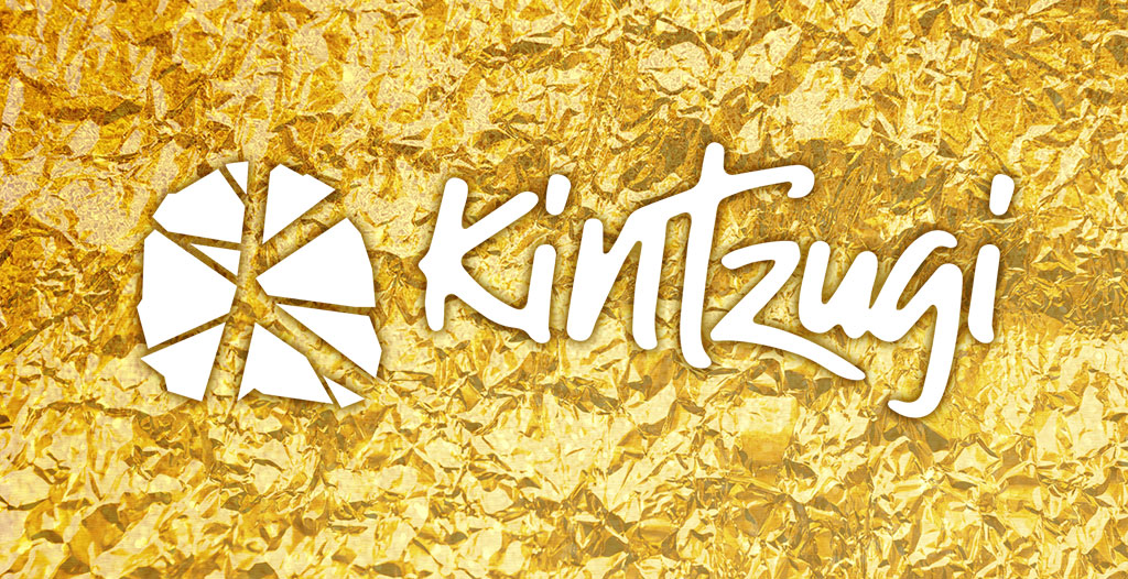Kinzugi gold logo brand
